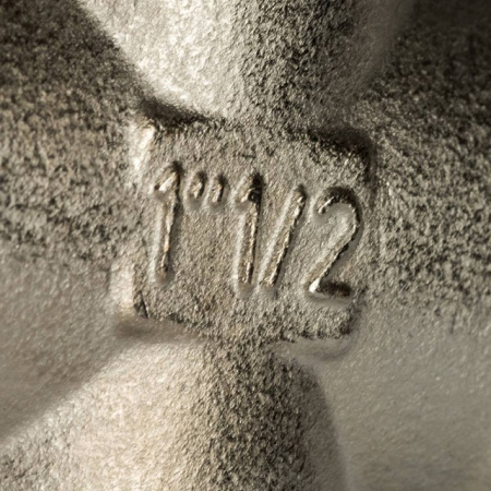 Крестовина резьбовая латунная STOUT никель 11/2" В