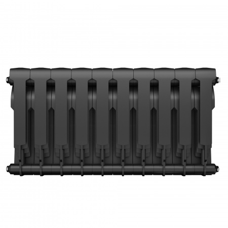 Радиатор биметаллический ROYAL THERMO BILINER NOIR SABLE 350x10 секций, черный