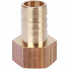Штуцер резьбовой латунный STOUT без покрытия 1/2"x16мм В