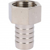 Штуцер резьбовой латунный STOUT никель 1/2"x16мм В