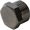 Заглушка резьбовая латунная STOUT никель 3/8" Н