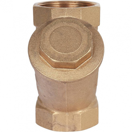 ФГО Фильтр косой грубой очистки STOUT SFW латунный 2", 500 мкр, желтый