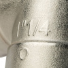 Угол резьбовой латунный STOUT никель 11/4" В