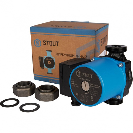 Насос циркуляционный STOUT 25/60 130 (SPC-0010-2560130)