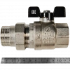 Кран шаровой с американкой STOUT бабочка 11/4" полнопроходной