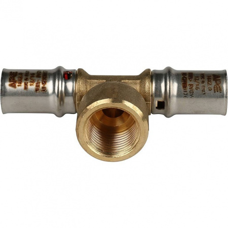 МП Тройник резьбовой пресс для металлопласта STOUT Ø16х1/2"х16 В