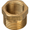 Футорка резьбовая латунная STOUT без покрытия 1/2"x3/8" ВН