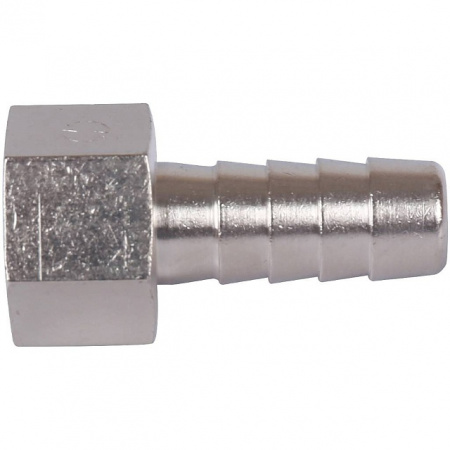 Штуцер резьбовой латунный STOUT никель 1/4"x10мм В