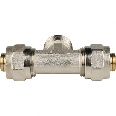 МЦ Тройник резьбовой цанга для металлопласта STOUT Ø20х3/4"х20 Н