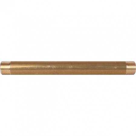 Бочонок резьбовой латунный STOUT без покрытия 1/2"x200мм