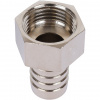 Штуцер резьбовой латунный STOUT никель 1/2"x16мм В
