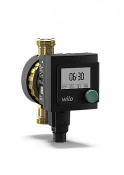 Насос для рециркуляции WILO STAR-Z NOVA T с клапаном, кранами, дисплей