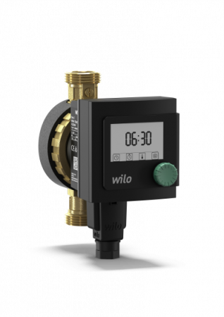 Насос для рециркуляции WILO STAR-Z NOVA T с клапаном, кранами, дисплей