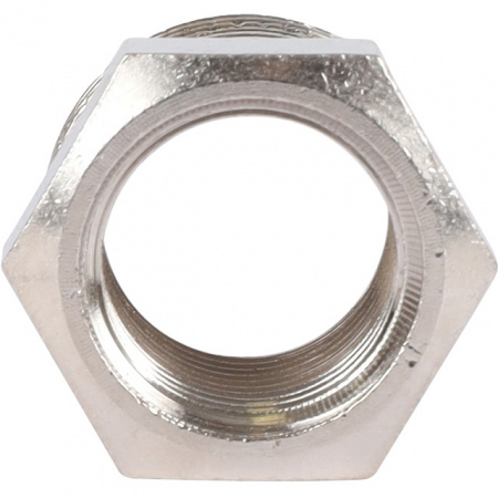 Футорка резьбовая латунная STOUT никель 3/8"x1/4" ВН