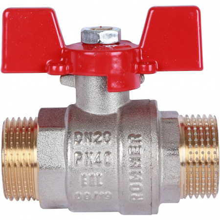 Кран шаровой ROMMER бабочка 3/4" НН