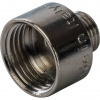 Муфта переходная резьбовая латунная STOUT никель 1/2"X1/4" ВН