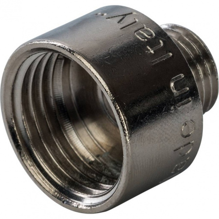 Муфта переходная резьбовая латунная STOUT никель 1/2"X1/4" ВН