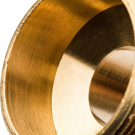 Ниппель переходной резьбовой латунный STOUT без покрытия 2"x1" Н