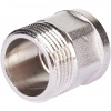 Переход под ключ резьбовой латунный STOUT никель 1/2"х3/4" ВН