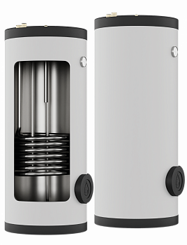 Бойлер косвенного нагрева ESSAN EB Slim-120 с одним теплообменником (напольный, нерж. сталь 304)