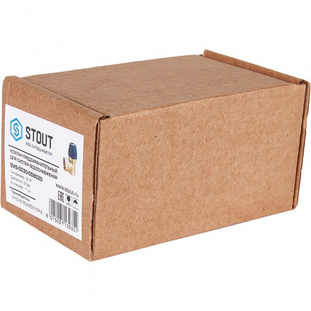 Клапан предохранительный для систем водоснабжения STOUT 1"x3/4" (8 бар)