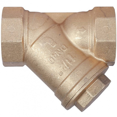 ФГО Фильтр косой грубой очистки STOUT SFW латунный 11/2", 500 мкр, желтый
