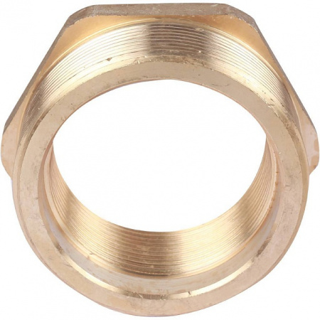 Футорка резьбовая латунная STOUT без покрытия 21/2"x2" ВН