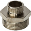 Ниппель переходной резьбовой латунный STOUT никель 11/4"x3/4" Н