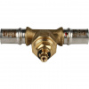 МП Вентиль с хромированной ручкой пресс для металлопласта STOUT Ø16х16