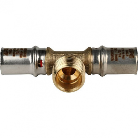 МП Тройник резьбовой пресс для металлопласта STOUT Ø16х1/2"х16 Н