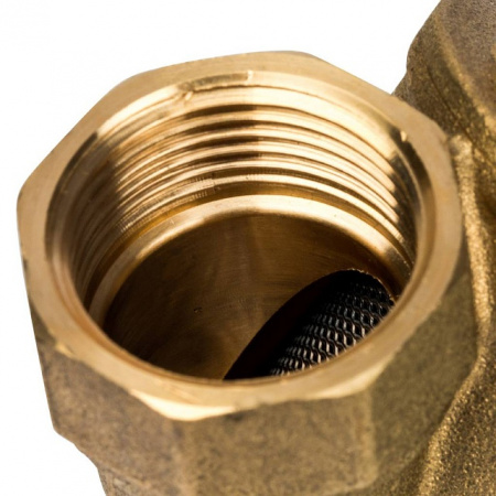 ФГО Фильтр косой грубой очистки STOUT SFW латунный 3/4", 500 мкр, желтый