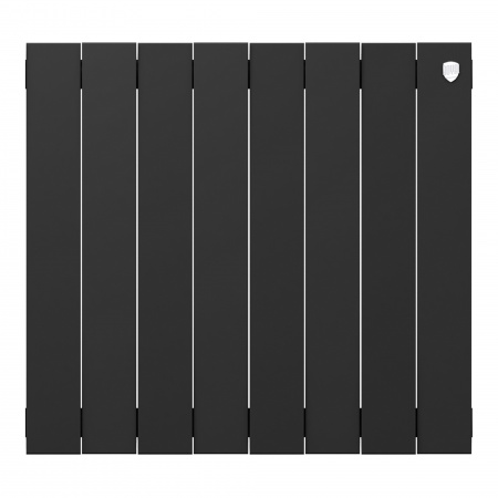 Радиатор биметаллический ROYAL THERMO PIANOFORTE NOIR SABLE NEW 500x8 секций, черный