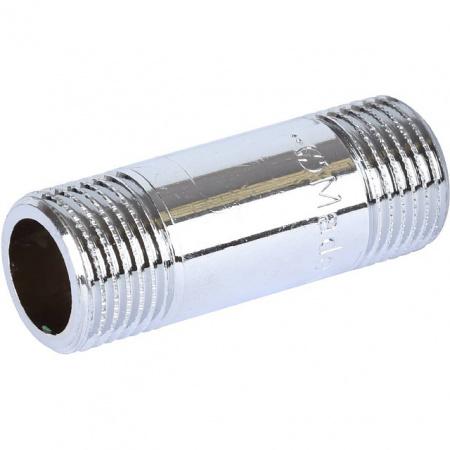Бочонок резьбовой латунный STOUT хром 1/2"x55мм
