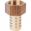 Штуцер резьбовой латунный STOUT без покрытия 1/2"x16мм В