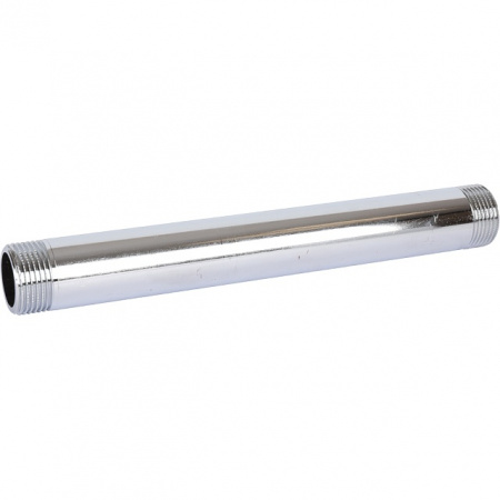Бочонок резьбовой латунный STOUT хром 3/4"x200мм