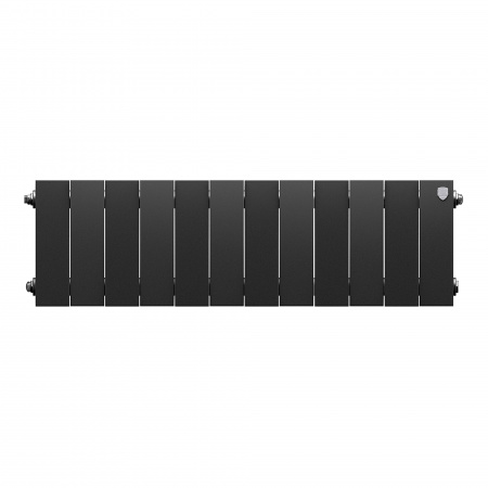 Радиатор биметаллический ROYAL THERMO PIANOFORTE NOIR SABLE 200x12 секций, чёрный
