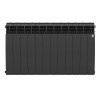 Радиатор биметаллический ROYAL THERMO BILINER NOIR SABLE 500x12 секций, черный