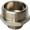 Ниппель переходной резьбовой латунный STOUT никель 11/4"x3/4" Н