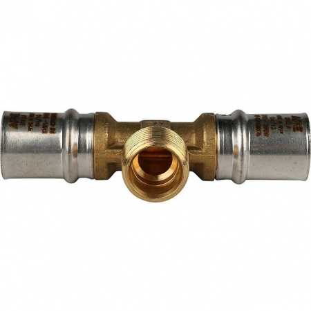 МП Тройник резьбовой пресс для металлопласта STOUT Ø20х1/2"х20 Н