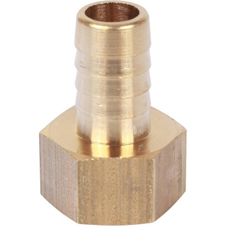 Штуцер резьбовой латунный STOUT без покрытия 1/2"x14мм В