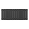 Радиатор биметаллический ROYAL THERMO PIANOFORTE NOIR SABLE 300x12 секций, чёрный