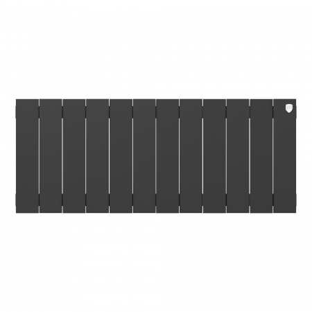 Радиатор биметаллический ROYAL THERMO PIANOFORTE NOIR SABLE 300x12 секций, чёрный