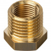 Футорка резьбовая латунная STOUT без покрытия 1/4"x1/8" ВН