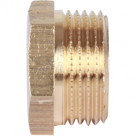Футорка резьбовая латунная STOUT без покрытия 3/4"x1/4" ВН