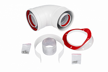 Колено стартовое ESSAN 60/100 (ARISTON/CHAFFOTEAUX/MTS/VAILLANT)