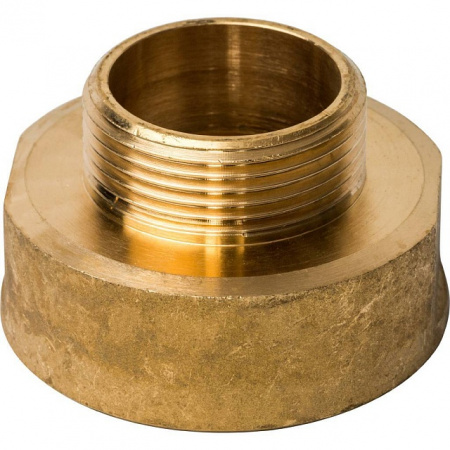 Муфта переходная резьбовая латунная STOUT без покрытия 2"x11/4" ВН