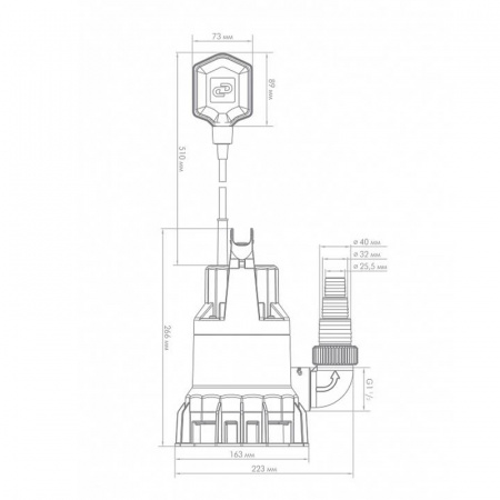 Насос фекальный ДЖИЛЕКС ФЕКАЛЬНИК 155/5