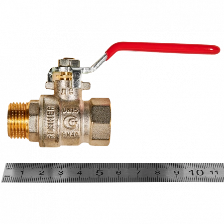 Кран шаровой ROMMER рукоятка 1/2" ВН