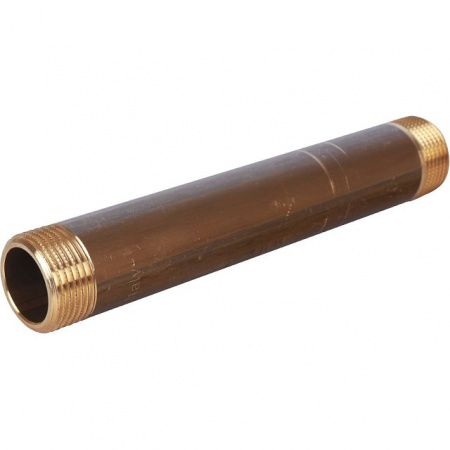 Бочонок резьбовой латунный STOUT без покрытия 3/4"x150мм