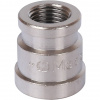 Муфта переходная резьбовая латунная STOUT никель 3/8"X1/4" В